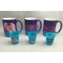Color Spray Mug, Neon Color Mug, Taza promocional